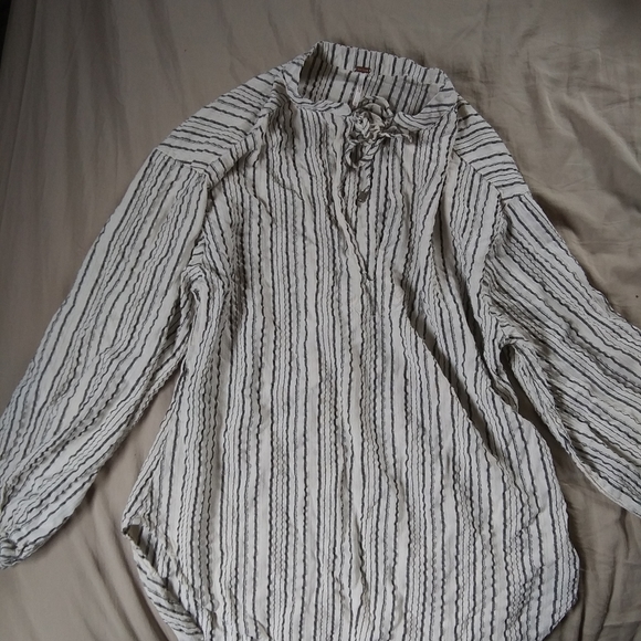 Free People striped long sleeve tunic - Picture 3 of 3